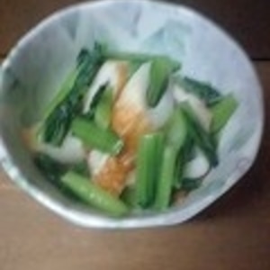 ～小松菜とちくわの炒め物～